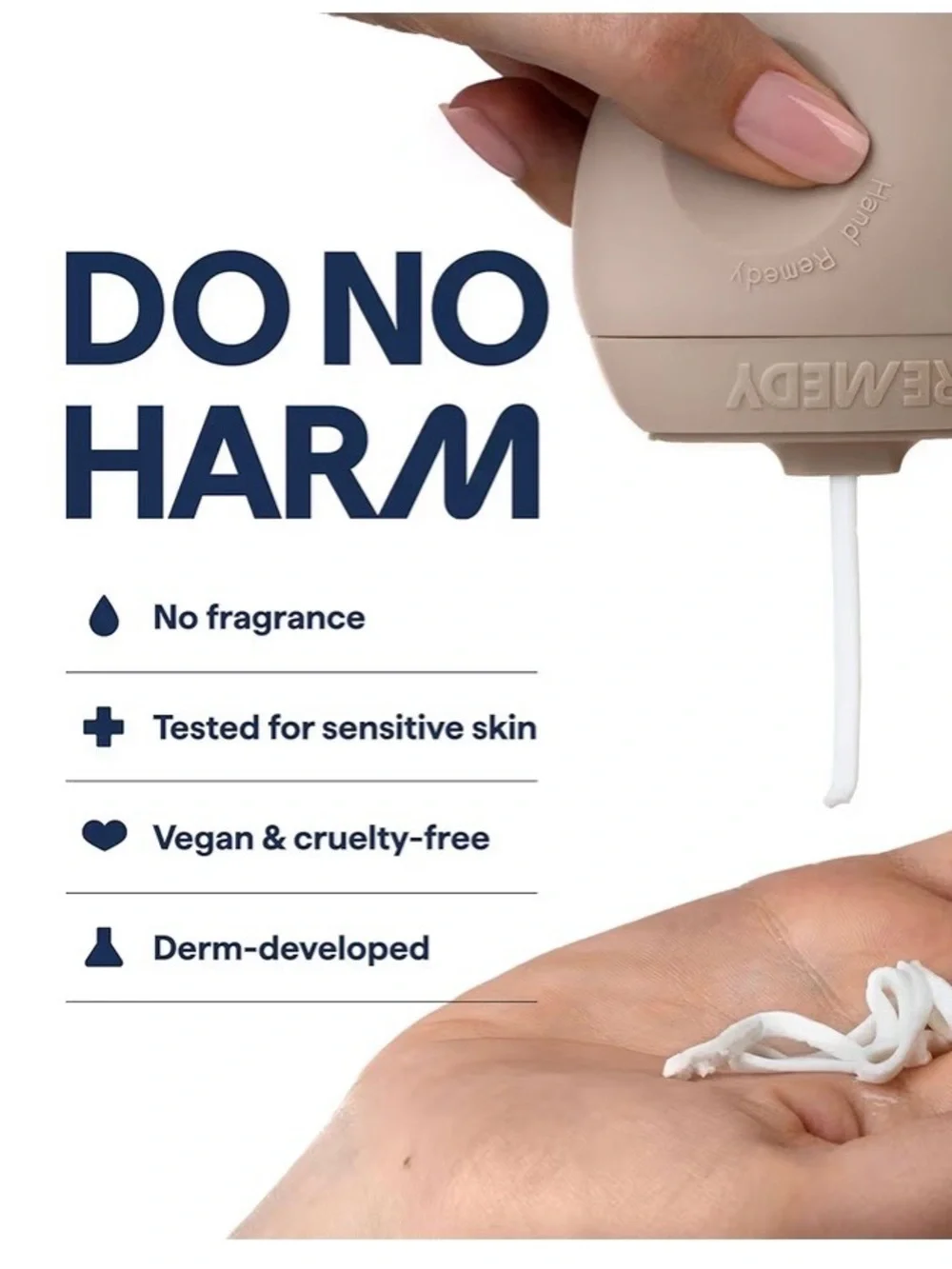 REMEDY whipped hand
